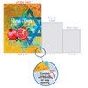 The Best Card Company - Jumbo Rosh Hashanah Greeting Card 8.5 x 11 Inch with Envelope (1 Pack) Jewish Holiday Cards Jewish New Year J6135ARHG