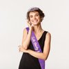 Purple 30th Birthday Sash and Tiara for Women, 30th Birthday Decorations Women, 30th Birthday Sash and Crown Set, 30th Birthday Gifts for Women, Happy 30th Birthday Party Supplies