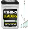 Fishing Leaders with Swivels, Fishing Line Leader, Fishing Wire Leader, Fishing Leaders Saltwater, Terminal Tackle, Fishing Tackle Fishing Supplies, Saltwater Fishing Gear and Equipment