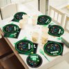 96 Pcs Video Game Plates and Napkins Party Supplies Gaming Party Tableware Set Green Gamer Party Decorations Favors for Kids Birthday Baby Shower Serves 24