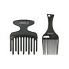 L3 - Hair Pick Comb Set - Glides Through Hair Easily - Professional Salon Quality - Rounded Tips to Prevent Irritation - Level Three Hair Picks - 2pc