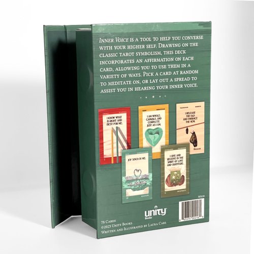 Inner Voice: A Tarot Deck of Affirmations from Unity – 78 Beautiful Cards, Unique Magnetic Box, Modern Interpretation of Classic Arcana, Everyday Decks for Beginners, Meanings on Each Card