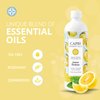 CAPRI ESSENTIALS Lemon Verbena Natural Dish Soap Liquid w/Essential Oils – Plant-Based Dish Cleaning Supplies – Chemical-Free Dish Liquid Soap – Natural Cleaning Products (16 oz)