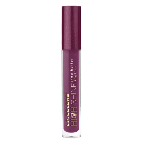 L.A. Colors High Shine Shea Butter Lip Gloss, Mingle, 0.14 Ounce
