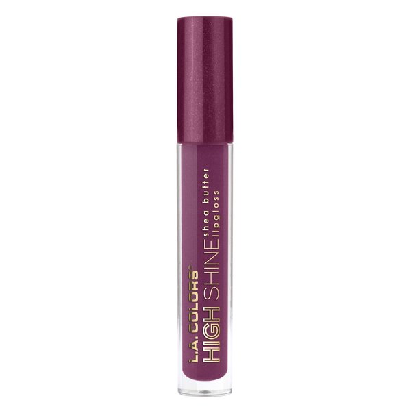 L.A. Colors High Shine Shea Butter Lip Gloss, Mingle, 0.14 Ounce