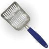 Frxat Cat Litter Scoop - Aluminum Alloy cat Litter Shovel, Suitable for All cat Litter, Metal Durable Garbage Shovel Blue