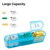 Pill Organizer 3X a Day, Weekly Pill Organizer 3 Times a Day, Pill Box 7 Day, Pill Cases Organizers 7 Day, Daily Pill Organizer Travel, Daviky Medicine Pill Organizer to Hold Vitamins and Medication
