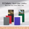 600PCS Card Sleeves for Collectable Gaming Cards, Matte Card Protectors Sleeves for Baseball Cards, Game Cards and Trading Cards (6 Colors)