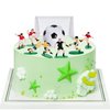 Soccer Cake Topper Decoration, Soccer Ball Soccer Player Cupcake Topper for Soccer Theme Birthday Party Sport Party for Boys
