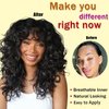 GKtineke-Curly-Wig Big-Curly-Wigs-for-White-Black-Women 20 Inch- Long-Curly-Afro-Wig-with-Bangs Synthetic-Hair-Replacement-Wigs-for- Cosplay and Daily(Ombre Ginger