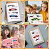 32 Sheets Car Stickers for Kids Make A Face Race Car Stickers for Kids Race Car DIY Art Craft Rewards for Boys Girls Birthday Party Favors Supplies Craft