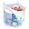 UNEEDE Bath Toy Organizer,1.55 Gallons Bathtub Toy Storage Organizer,Quick Access Bath Toy Holder For Bathtub,Baby Organizer And Storage,Quick Dry Baby Bath Toy Storage For Tub,Mesh Shower Caddy(Blue)