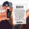 Live Bearded: Beard Oil - Premium All-Natural Beard Oil for Men with Jojoba Oil Beard Care - 1 fl oz - Made in the USA - Beard Oil for Dry Flaky Skin - Canyon Scented: Juniper, Cypress, Fir Needle