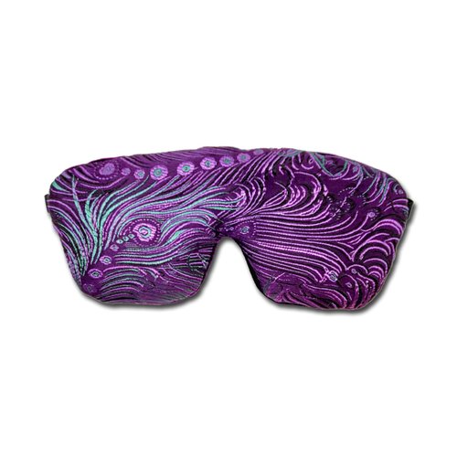 Candi Andi Handmade Sleep Eye Mask - Lavender Scented - Violet Peacock - TEML-VP