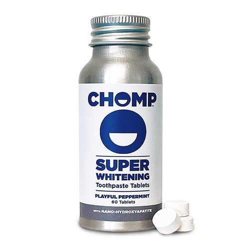 Chomp Super Whitening Toothpaste Tablets with Nano Hydroxyapatite