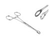 OdontoMed2011® Navel Piercing Clamp 6" Body Piercing Forceps ODM