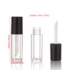 COSIDEA 26pcs Empty Black 0.8ml mini lip gloss tubes Sample size lipgloss containers for sample sack lip oil DIY