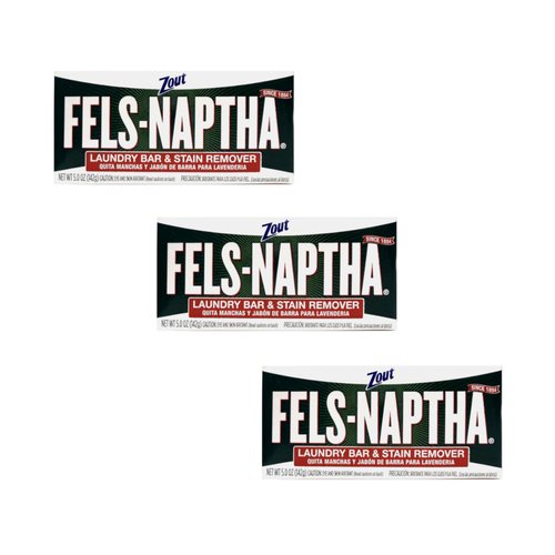 Fels Naptha Laundry Bar and Stain Remover, 5 Ounce (Thrее Рack)