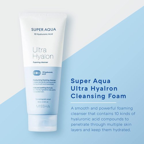 MISSHA Super Aqua Ultra Hyalron Cleansing Foam