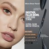 Go Ho Waterproof Taupe Eyebrow Pen with Brush,Dual-sided Fine Eyebrow Pencil,Natural-Looking Brows,Long Lasting,Draws Tiny Brow Hairs and Fills in Sparse Ultra-Fine Brow Pen,01