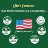 Life's Fortune Multivitamin & Mineral 60 Tablets, All Natural Energy Source Supplying Whole Food Concentrates, Antioxidants, Amino Acids, Enzymes, Trace Minerals & More