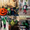 Superhero Gloves for Kids Superhero Toy Superhero Hands Kids Soft Plush Superhero Fists Cosplay for Boy Christmas Halloween Birthday Gift (green)