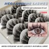 MMVDA lashes False Eyelashes extension 3D, individual lashes Fluffy cat eye mink lashes natural look 5 pairs Multipack Wispy14-19mm