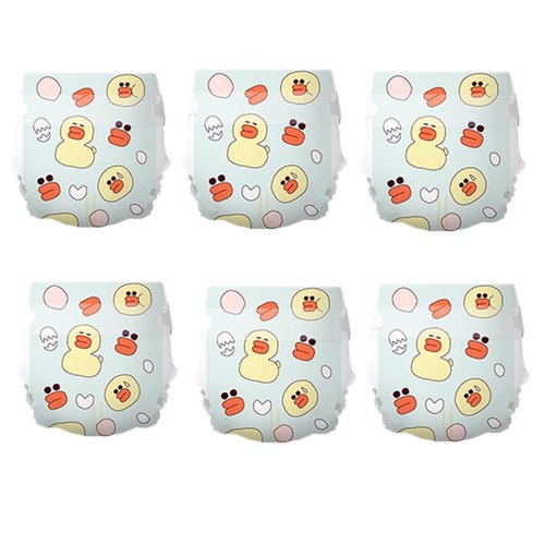 Reborn Baby Dolls Diapers for 18-24 inch Newborn Doll- 6-Piece Pack