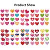 80 Pieces Heart Tattoo Assorted Heart Tattoos Valentines Day Red Temporary Tattoo Waterproof Temp Tattoos Hearts Love Fake Tattoos Valentine Tattoo for Kids Valentines Decal Tattoo Stickers for Women