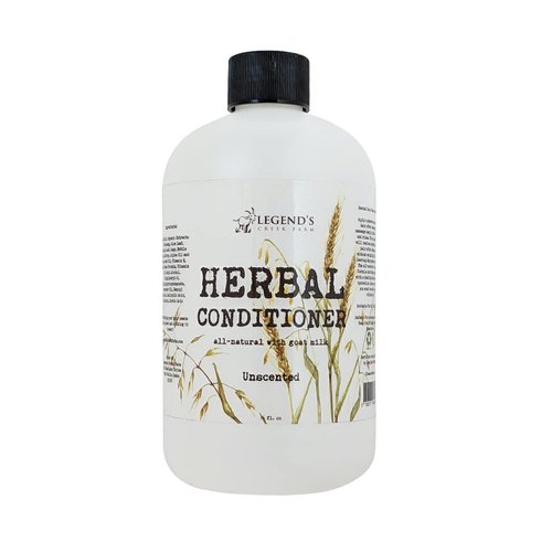 Legend's Creek Farm, Herbal Goat Milk Conditioner, Nourishing, Protecting, and Deeply Hydrating, Certified Cruelty Free (Unscented)