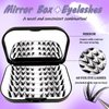DIY Lash Extension Kit 780 Pcs D Curl Individual Lash Clusters Eyelashes Extension Set with Mirror Lash Storage Box Lash Bond&Seal Glue Remover Tweezers Lash Brush Applicator