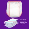MooMoo Baby Cotton Training Pants Strong Absorbent Toddler Potty Training Underwear for Baby Girl Pee Pants 2T