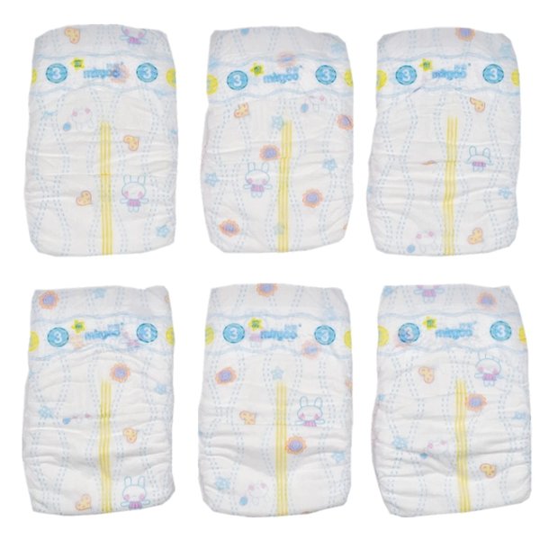 MAIHAO Reborn Baby Dolls Diapers 18-28 inch Newborn Reusable 6-Piece Pack Fit 18-28" Reborn Newborn Dolls