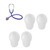 Silicone Ear Tips Replacement for MDF &Littmann Stethoscopes - Universal Soft Fit Littman Earpieces Snap Tight Soft Sealing Ear Pieces,Cardiology IV Parts & Littmann Stethoscope Parts