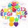 Alphabet Learning Toys for Toddlers, 40 Pcs Sensory Bin Filler for Kids, ABC Alphabet and Number Toys for Kids, Squisky Toys for Kids Ages 3-5, Stocking Stuffers Toys