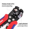 WORKPRO Self Adjusting Wire Stripper, 3-in-1 Automatic Wire Stripper/Cutter/Crimper, AWG10-24, 8 Inch Multi Pliers For Electrical Wire Stripping, Cable Cutting, Crimping,Red&blue