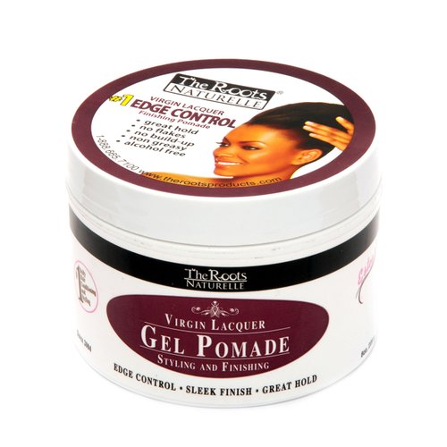 The Roots Naturelle Virgin Lacquer Gel Pomade For Edge Control (8 oz Jar)