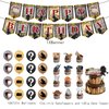 42 Pieces Detective Theme Party Supplies Includes Detective Cake Topper Cupcake Toppers Balloons Detective Games Party for Kids Teens Adults Birthday Party Decorations
