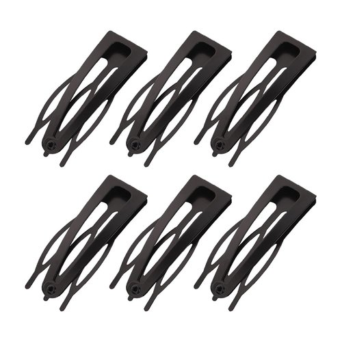 40 Pcs Metal Snap Hair Barrettes Double Grip Hair Clips Non Slip Hair Pins Side Bangs Barrettes Hair Comb Clips for Women Girls