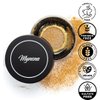 Mynena Yellow Gold Highlighter Makeup Illuminator Face & Body Luminizer Powder | Dazzling Glitter Glow | Perfect for Parties and Festivals