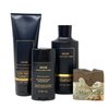 Bath & Body Works Men's Collection Noir 3 Piece Bundle - Body Cream - 3-in-1 Hair, Face & Body Wash - Deodorant - with a Cabin Spice Bar Soap - Full Size