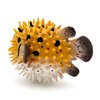 Gemini&Genius Pufferfish Toy, Realistic Puffer Fish Action Figure, Real Blowfish Toy, Educational Gift, Display and Play Toy, DIY Craft Decor, Swimming or Bath Toy for Kids