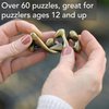 BePuzzled |Cross Hanayama Cast Metal Brain Teaser Puzzle Level 3 Mensa-Rated Puzzles for Kids and Adults Ages 12 and Up