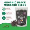 Jiva Organics Organic Black Mustard Seeds 7ounce Bag - 100% Natural & Non-GMO