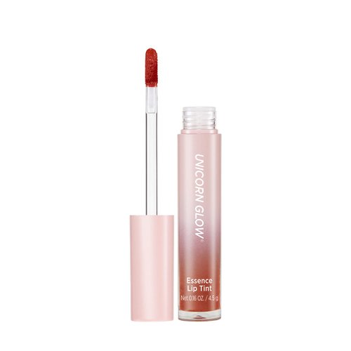 UNICORN GLOW Essence Lip Tint [03 Sunset] 0.16 oz. / 4.5 g Juicy and Vibrant Colors with Non-Sticky Finish Made in Korea
