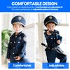 Dress Up America Deluxe Police Dress Up Costume Set - Includes Shirt, Pants, Hat, Belt, Whistle, Gun Holster and Walkie Talkie (T4)