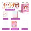 MiDeer Fashion Design Sketchbook with Watercolor Painting, Princess Dress-up Activity Book with Stencils and Stickers, Make-Up Fashion Designer Kits for Kids 5 6 7 (Ode to My Sweetheart)