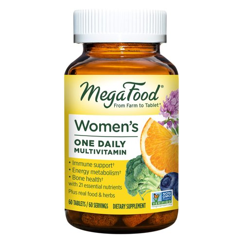 MegaFood Women&#39;s One Daily Multivitamin for Women - with Iron, B Complex, Vitamin C, Vitamin D, B...