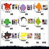 WATINC 123pcs Halloween Monster Crafts Kits for Kids, Halloween Hanging Ornaments DIY Make Your Own Monster Set Art, Halloween Handcraft Home Classroom Game Activities Party Favors Tree Decoration