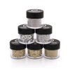 GLITTIES - (6PK) - Holographic Gold & Silver Glitter Kit - Solvent Resistant & Great for Nail Art Polish, Gels, Acrylics Supplies - Quality Glitter Made in the USA! - (60 Grams)